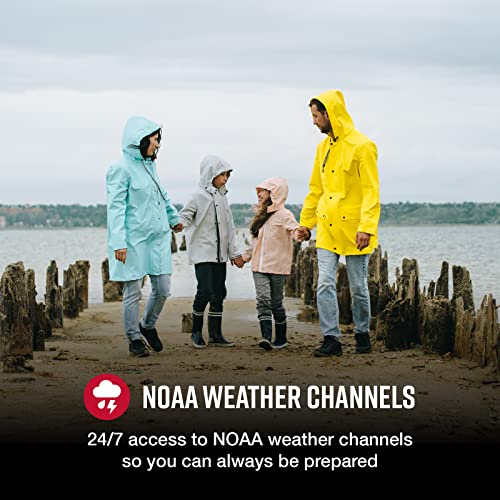 Cobra Rx380 Walkie Talkies For Adults - Rechargeable, 40 Preset Channels, Long Range 32-Mile Two-Way Radio Set (2-Pack), Black #TOP3