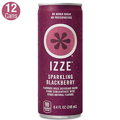 IZZE Sparkling Juice, Blackberry, 8.4 Fl Oz (12 Count)