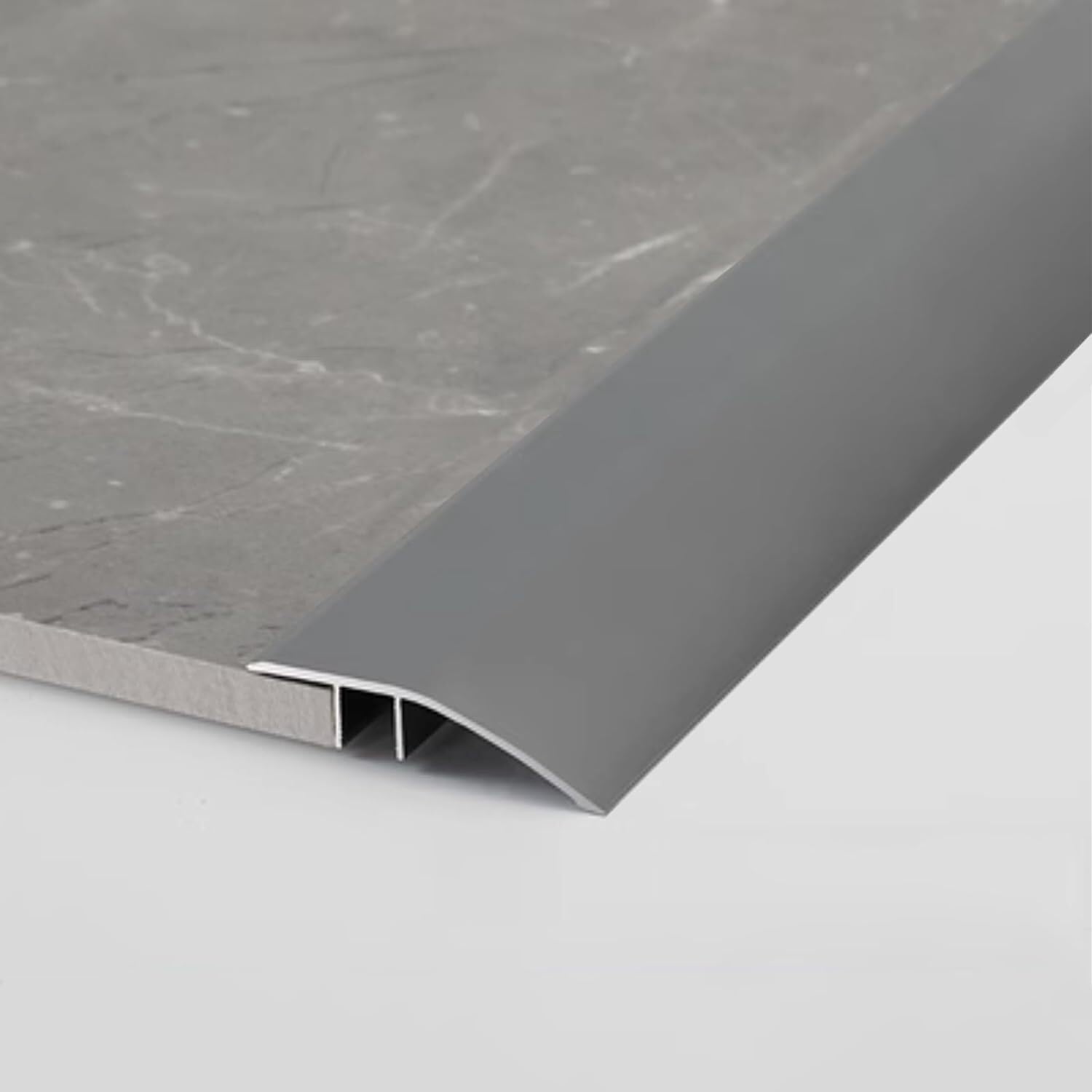 Ugzpwqlnx Grijs Door Floor Threshold Transition Strip, Laminate Floor Transition Strip 7-15Mm Height Difference Adhesive Multicolor 90-145Cm