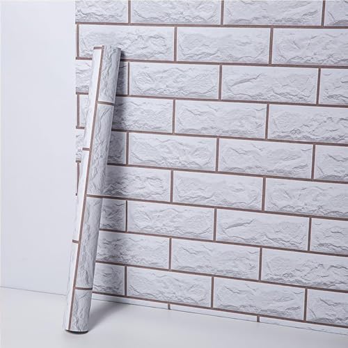 Image of Self Adhesive Decorative Peel Stick Waterproof Wallpaper Wall Decor Removable Wall Paper for Living Room Hall Decoration PVC Vinyl DIY Contact Paper 45x304cm