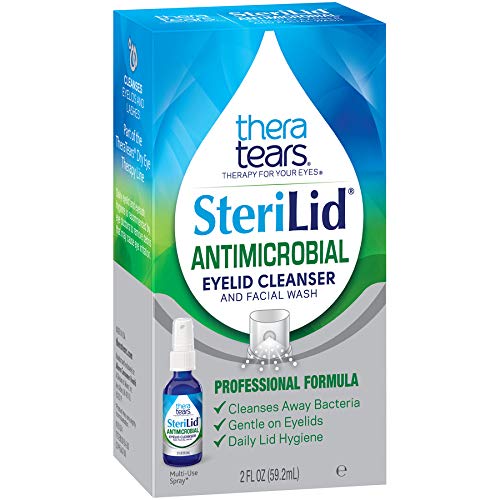 TheraTears Sterilid Antimicrobial Eyelid Cleanser and Facial Wash, with Hypochlorous Acid, 59 mL