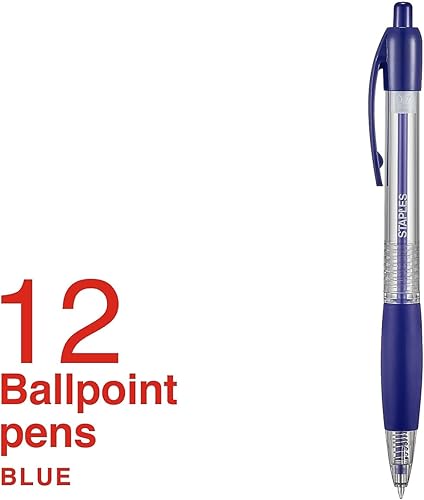 Miniatura 2 de STAPLES 2498403 Bolígrafo Rt Fino 0.7Mm Blu Dz
