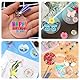 UTMACH 30 Stück 7,5 cm Runde Acrylglas Platte mit Loch, Transparent, 0,1 cm Dicke, für Bilderrahmen, Display, Malerei, DIY Handwerk
