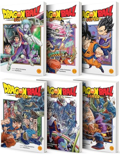 Dragon Ball Super Manga, Vol. 10 -15 Collection 6 book set by Akira Toriyama,Toyotarou