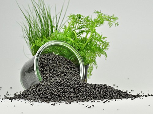 Guemmer Sand - 25kg - Aquarienkies, Aquariensand - Verschiedene Körnungen und Farben - Made in Germany (2-3 mm, Schwarz)