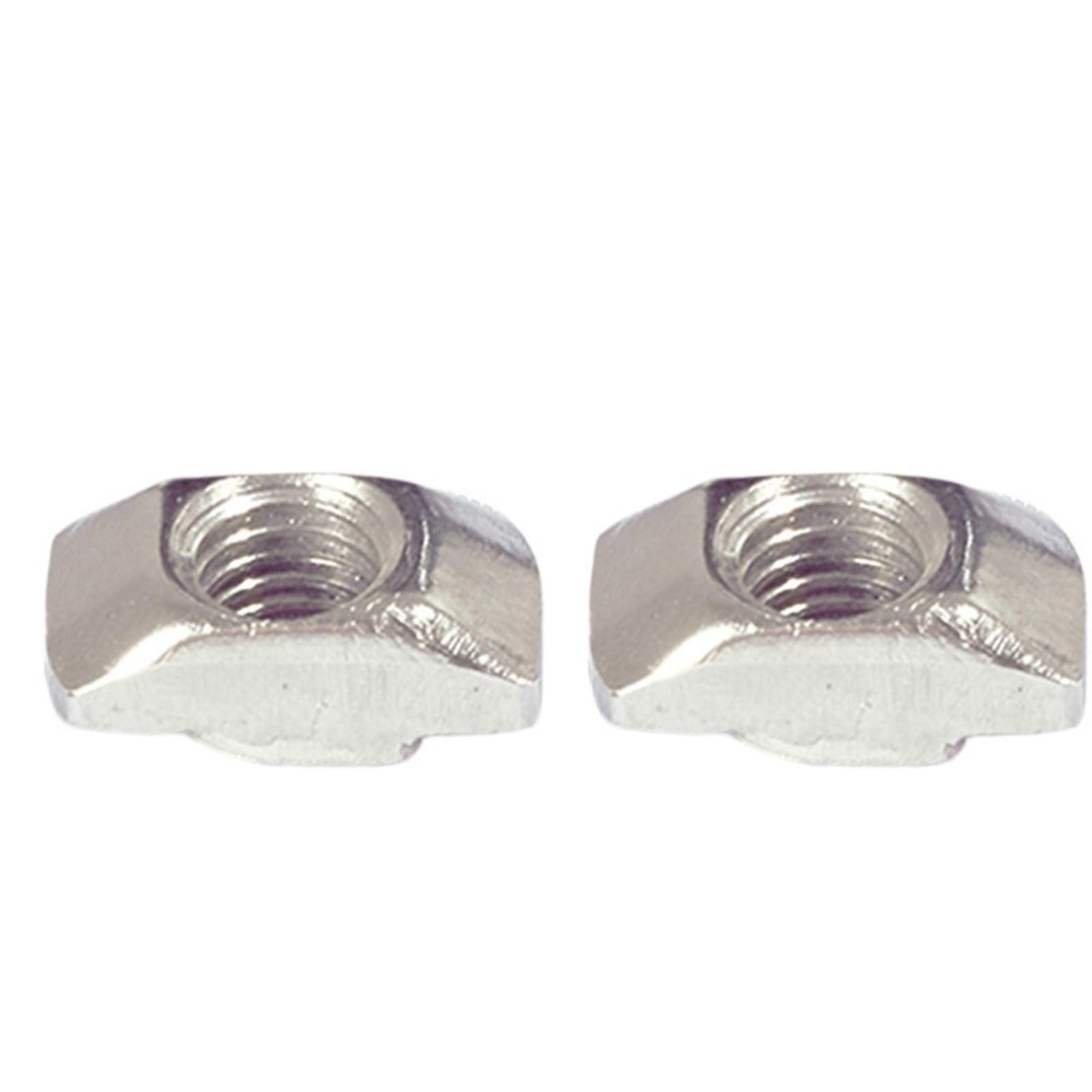 50pcs 20 Series M3/m4/m5 Nickel Plated T Nut Hammer Head Fasten Nut for Aluminum Extrusion Profile 2020 Series Slot Groove 6mm Linear Motion Guides(20PCS,M3)