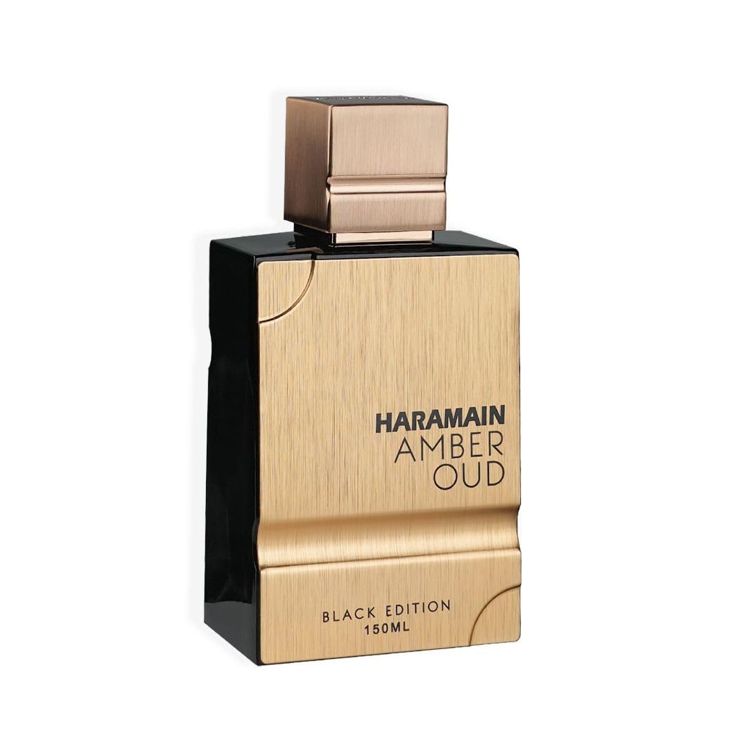 香水(ユニセックス) AL HARAMAIN AMBER OUD BLACK EDITION150ml Al Haramain Amber Oud Black for Unisex Eau de Parfum Spray, 5.0