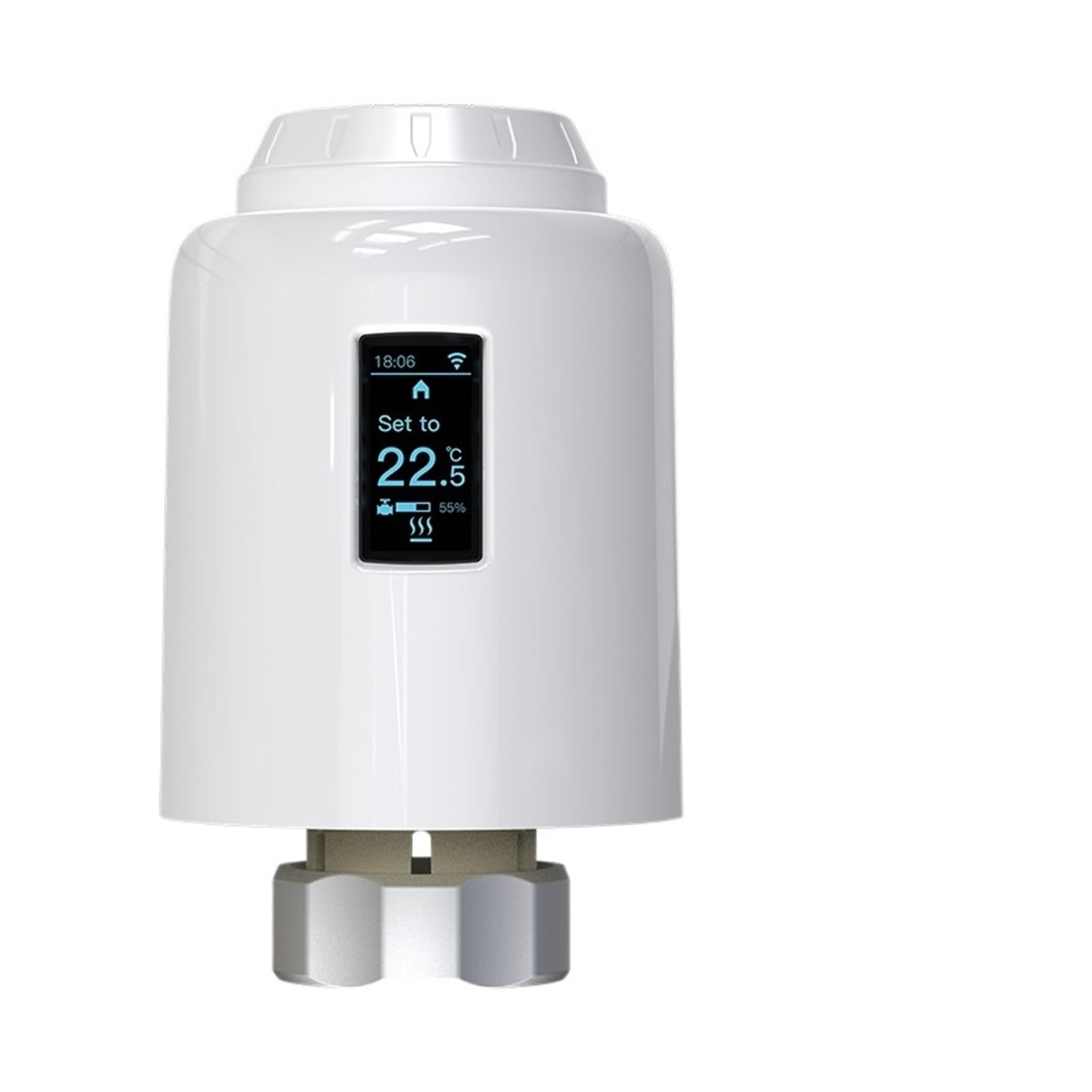 Zawór Termostatyczny TRV Tuya Z Bluetooth, Inteligentny Programowalny Siłownik, Domowy Regulator Temperatury, Obsługa Informacja O ZgodnośCi(OLED Screen)
