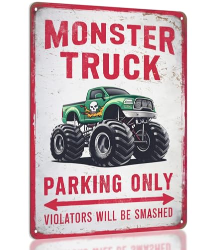 Monster Truck Parking Only Sign – Monster Truck Room...