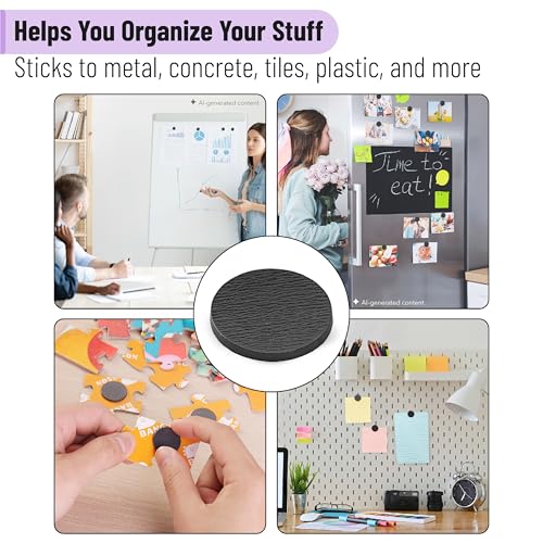 Image of Mr. Pen- Self Adhesive Magnet Dots, 200 pcs, Flexible and Extra Thin | 0.8 inch Diameter x 0.37 inch Thickness, Magnetic Dots with Adhesive Backing, Perfect for Crafts, DIY Projects & Decorative Magnet