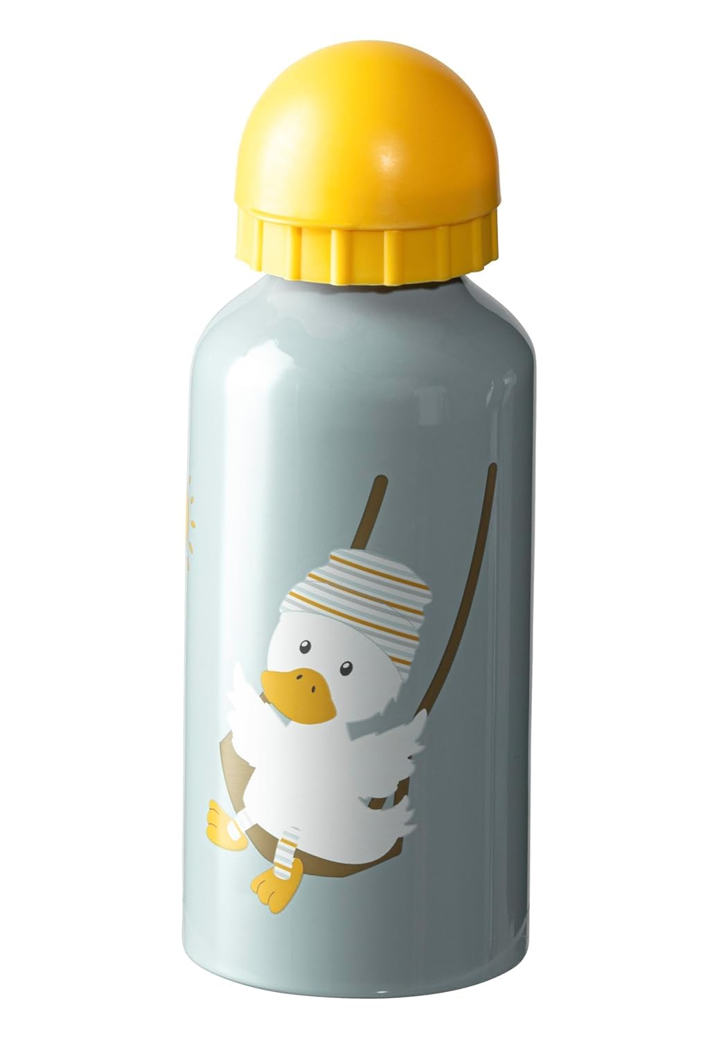 Sterntaler Children's Aluminium Water Bottle with Edda Lou Duck Design - 400ml