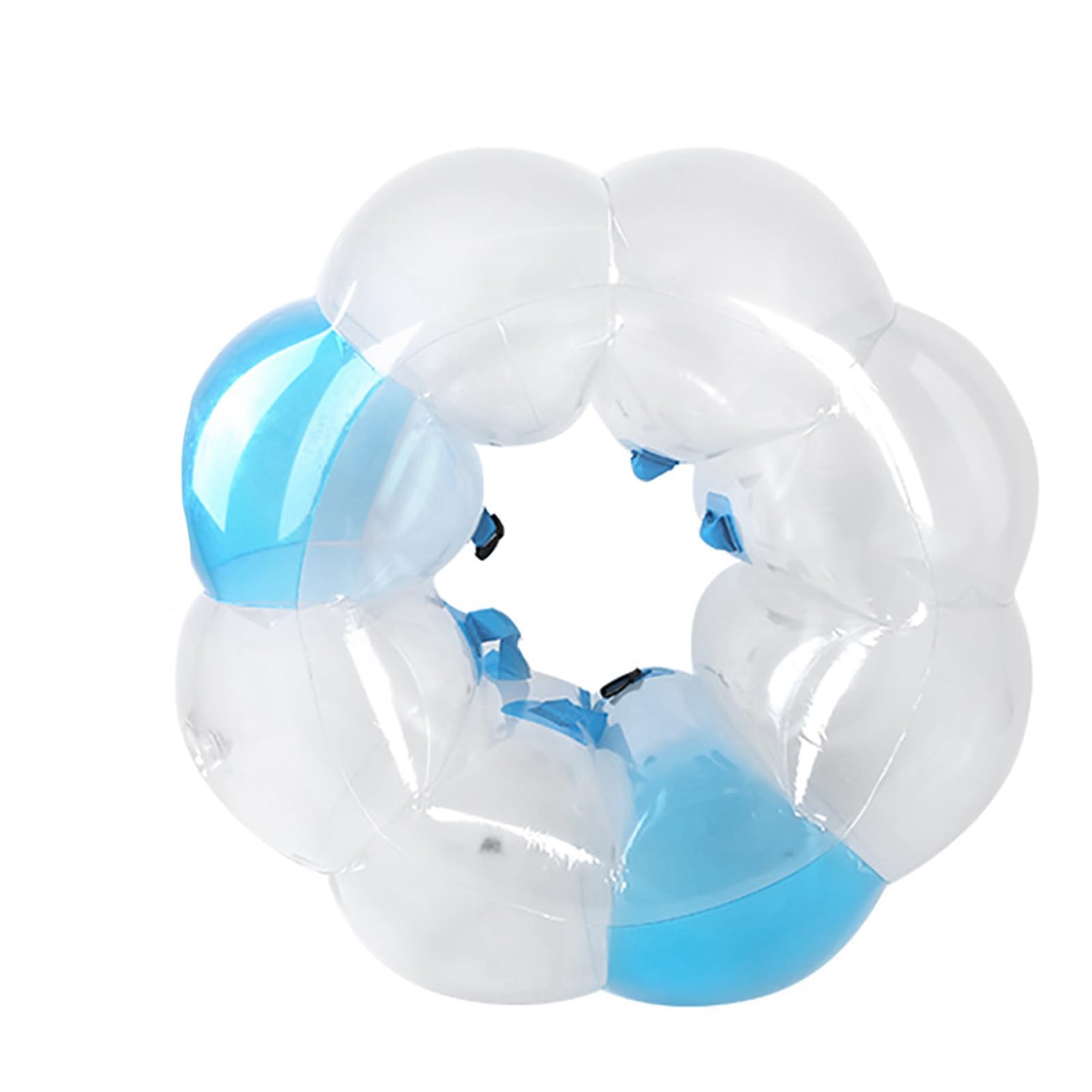 Aufblasbares Blasenspielzeug für Erwachsene, Rot/Blau Transparent, Spielzubehör für Grab The Bull
