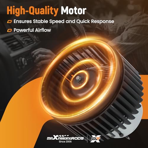 Image of maXpeedingrods 700242 HVAC Heater Blower Motor with Fan Fits for Chevrolet Cobalt 2005-2010, for Chevrolet HHR 2006-2011, for Pontiac G5 2007-2009# 15930424 25776197 GM3126132 PM9290
