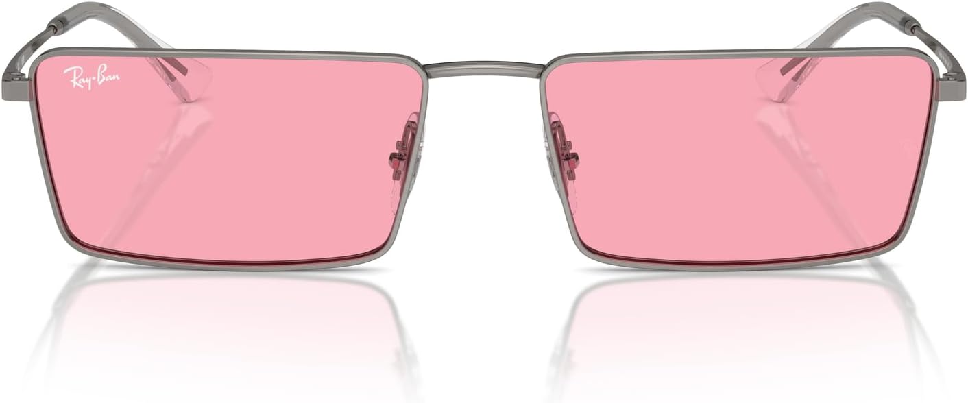 Ray-Ban Unisex Rb3741 Emy Rectangular Sunglasses