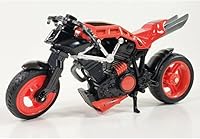 Vista 5 de Hot Wheels Street Power Motorcycles - Edición limitada coleccionable ~ X-Blade ~ Rojo