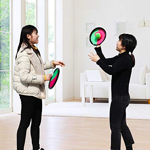 TOYANDONA 1 conjunto de brinquedo de tênis de remo, jogo de jogar e pegar bolas, bola esportiva de a