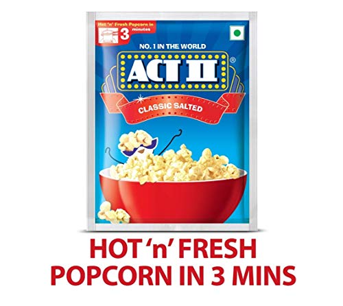 Image of ACT II Instant Classic Salted Popcorn, 59g