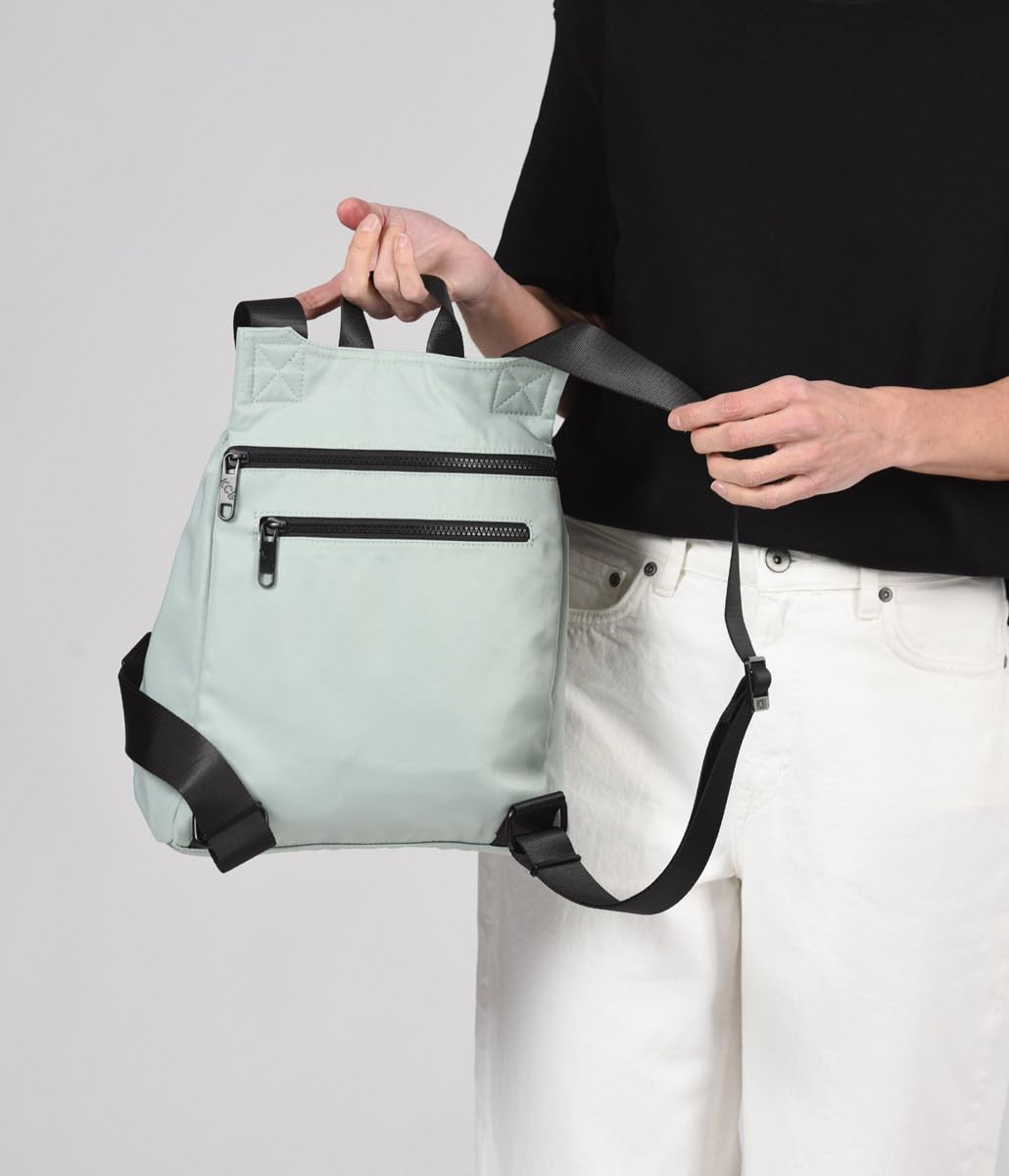 KCB Mochila Antirrobo Pequeña Maze | 100% Vegana | Mochila Compacta para Mujer con Seguridad Extra
