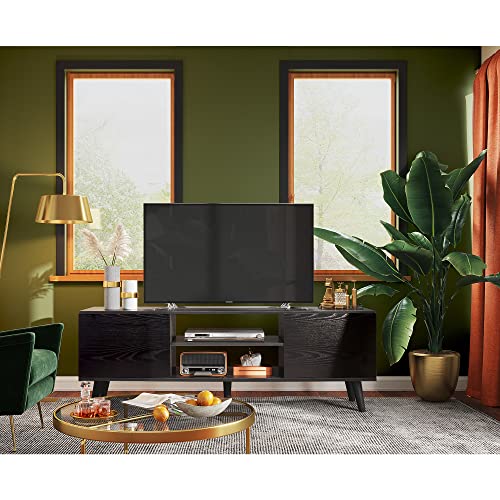WLIVE TV Stand For 55 60 Inch TV, Entertainment Center