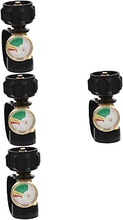 BESPORTBLE Adaptador De Tanque De Gás De 4 Peças Medidor De Pressão De Tanque De Propano Adaptador De Lata De Gás Para Tanque De Propano Adaptador De Propano Suprimentos De Tanque De
