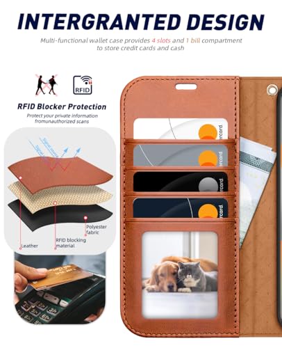 Housse Samsung S24 FE cuir portefeuille avec protection antichoc - 3
