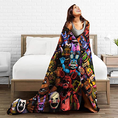 Longyong Ultra-Soft Throw Blanket Fleece Blanket Soft Cozy Warm Flannel Blankets For Living Room Couch Bed 50''X40'' #TOP4