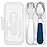 OXO Tot On-The-Go Fork And Spoon Set - Navy