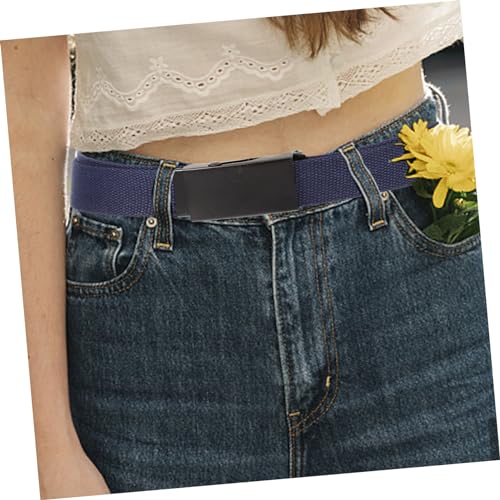 Men Canvas Waist Belt Training Trouser Belt for Casual and Formal Wear Durable Versatile Accessory for Gentlemen4