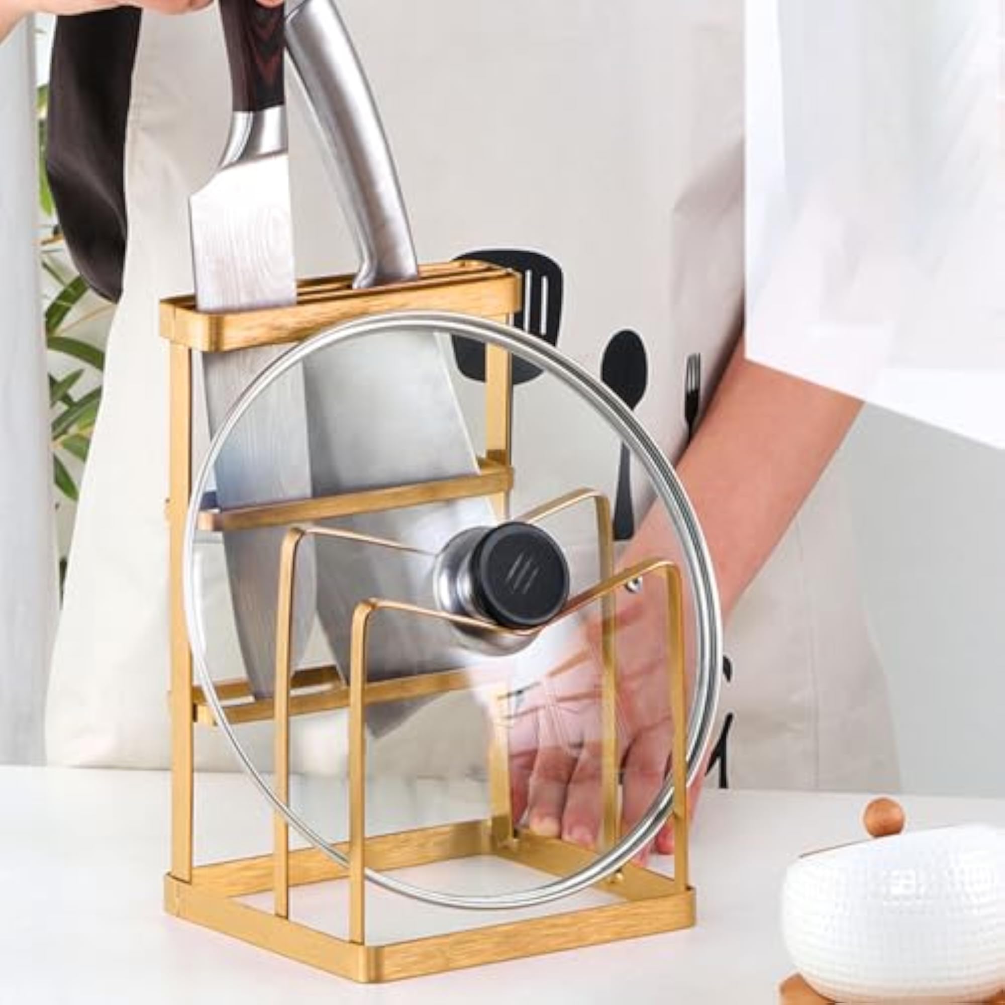 Cutting Board Rack Holder for Kitchen