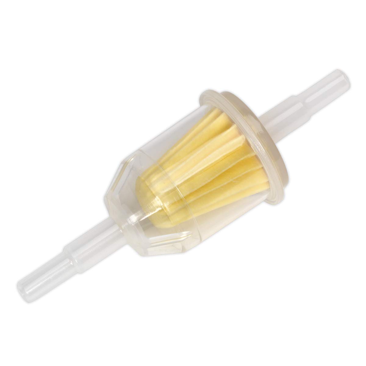 Sealey ILFM10 In-line Fuel Filter - Medium - Pack of 10 - 8mm Inlet/Outlet