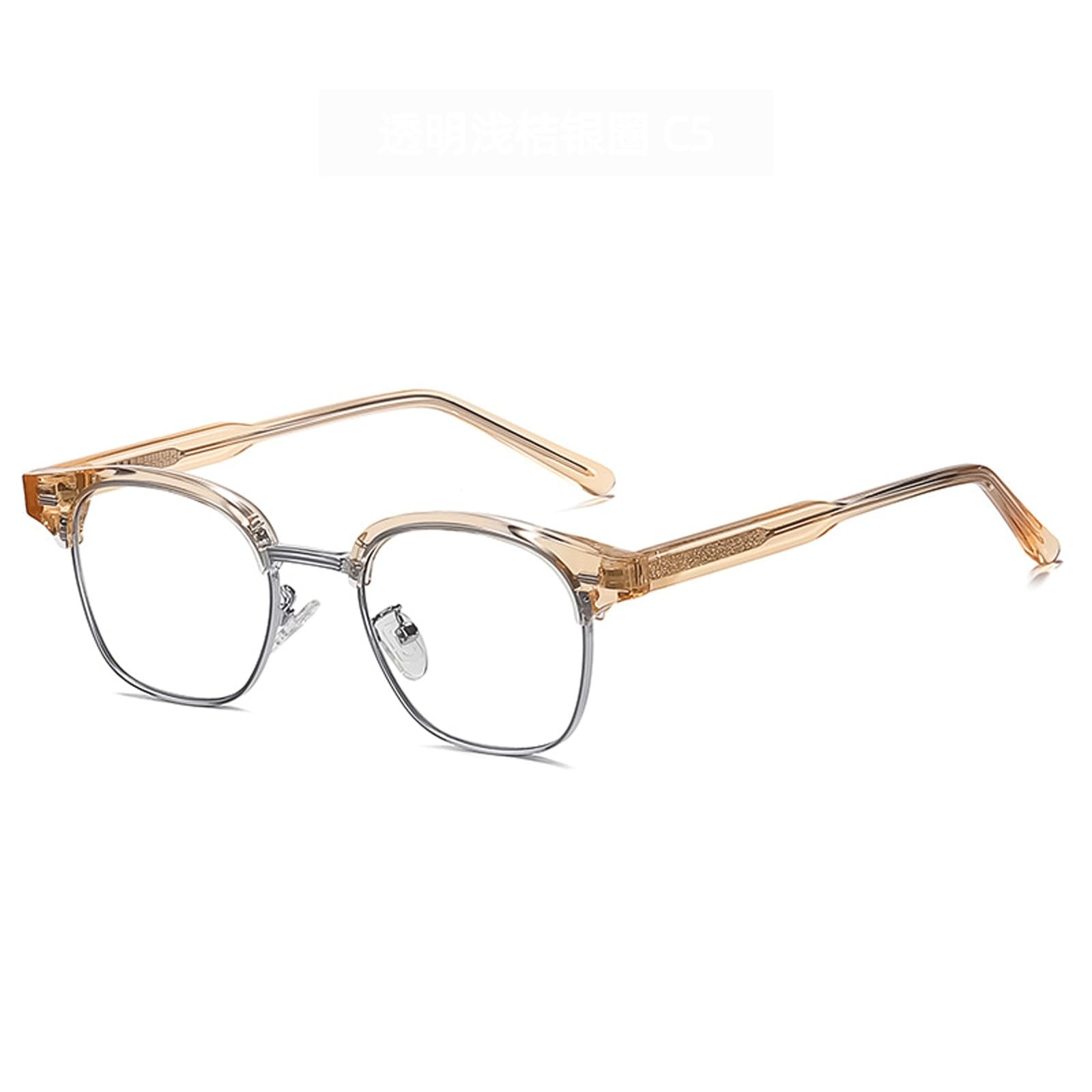 UYHBCNQD Blocking Eyeglasses 40MM Eyewear Frames Spectacles