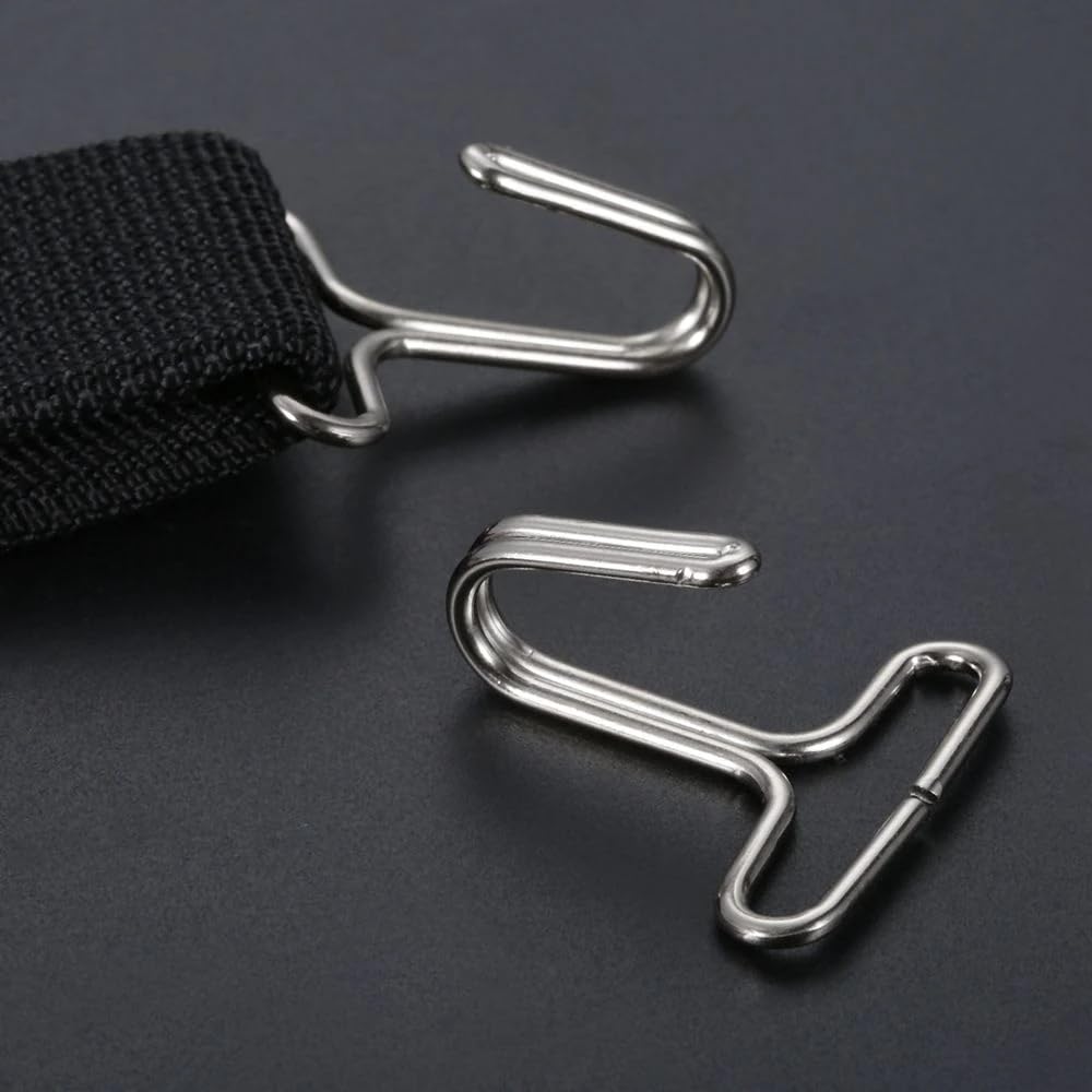 YehVeh 20 Pack Car Seat Covers Hooks Car Seat Protector Hook Metal Fixing Clips Elastic Strap Ends Fastener For Car Seat Cushion Mat Padding Dog Car Seat Cover Carseat Protector Driver Seat - View #4