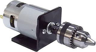 DC 775 Motor 12/24V Lathe Press With Miniature Hand Drill Chuck And Mounting Bracket 775 DC Motor 5500/10000Rpm For Assembly - (Speed(RPM): 24V10000RPM)