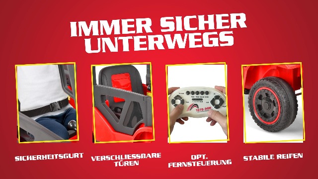 Kinder Elektro Gabelstapler 12V - Ferngesteuertes Spielauto Mit Hubfunktion Ab 3 Jahre