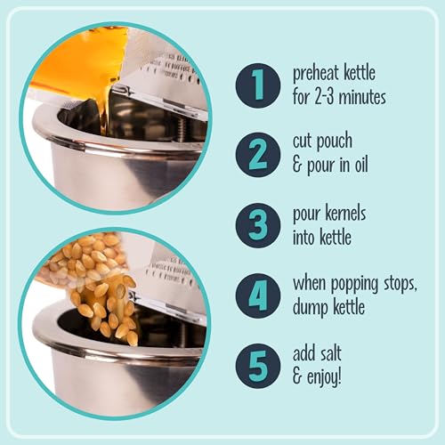 Nostalgia QMC-1141 Premium 4-Ounce Popcorn All-In-One Bag thumb #6