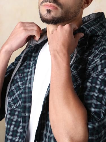 Image of High Star Men's Full Sleeve Cotton Shirt | Stylish Casual Shirt for Men | Comfortable & Trendy