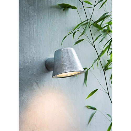 St Ives Garden Trading Mast Nautical Mains Garden Wall Light Galvanised Steel