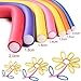Curling Rods Flexi Rods Spiral Rollers Soft Bendy Hair Rollers, Diameter 0.8cm, Lenght 9.5