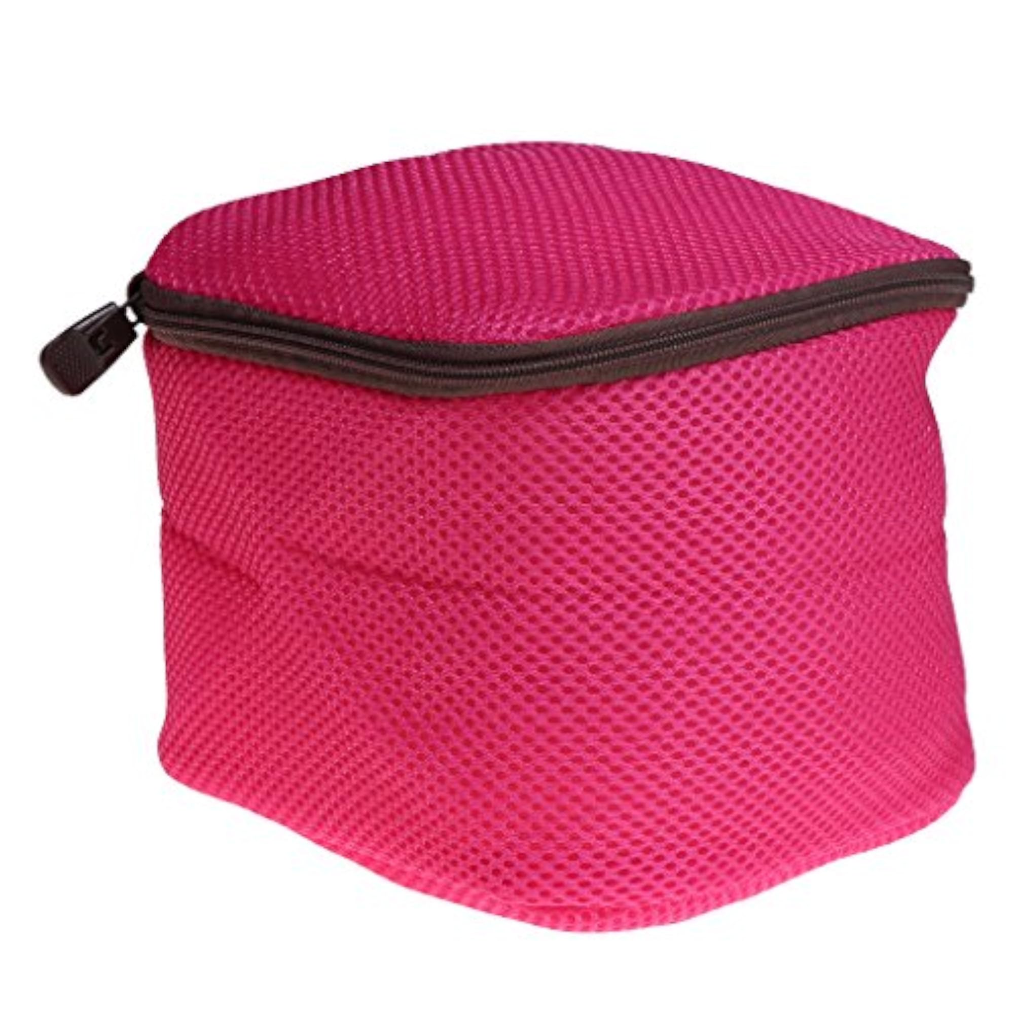 4pcs Bra Lingerie Washing Machine Bag Set, Rose Red