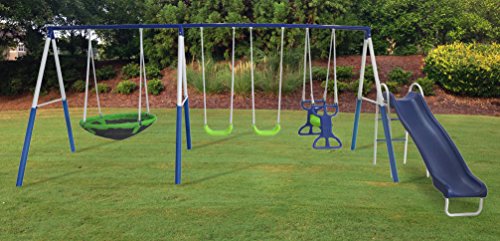XDP Recreation New All Star Playground Metal Swing Set
