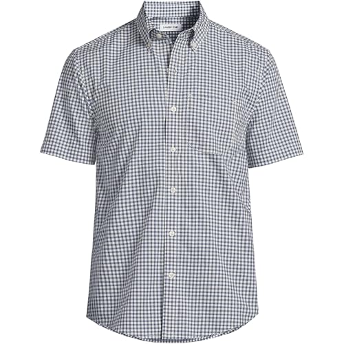Lands' End Men's Short Sleeve Essential Lightweight Poplin3