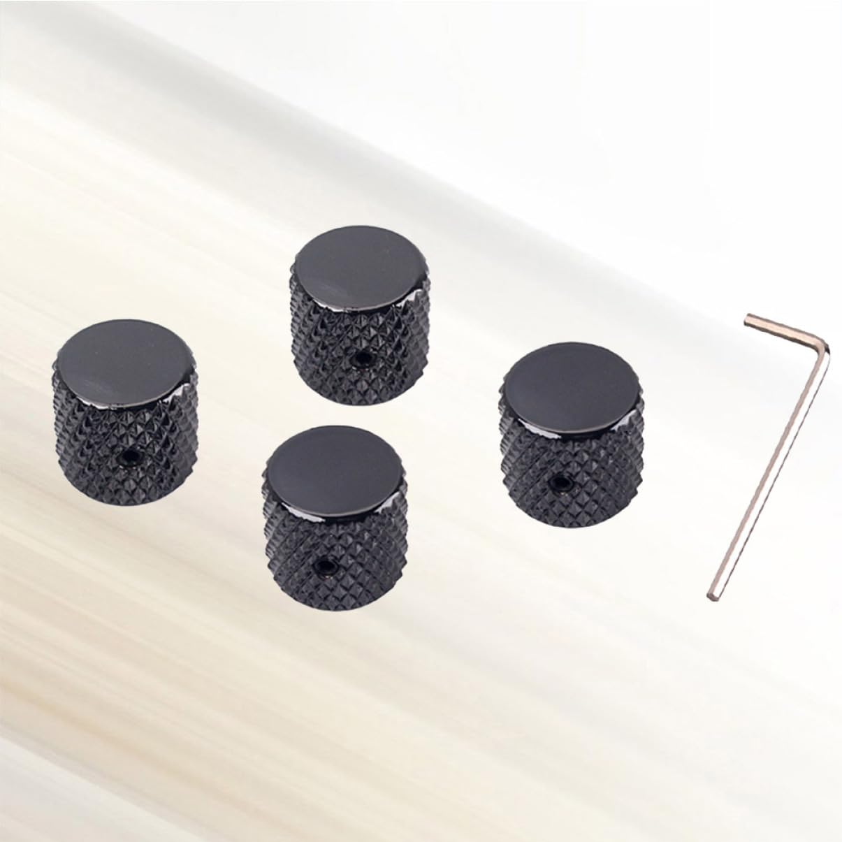 SUPVOX 2sets Aluminum Knob Bass Guitar Accessory Control for Electric Guitar Replacement Volume Knob Gd139c 4pcs*2
