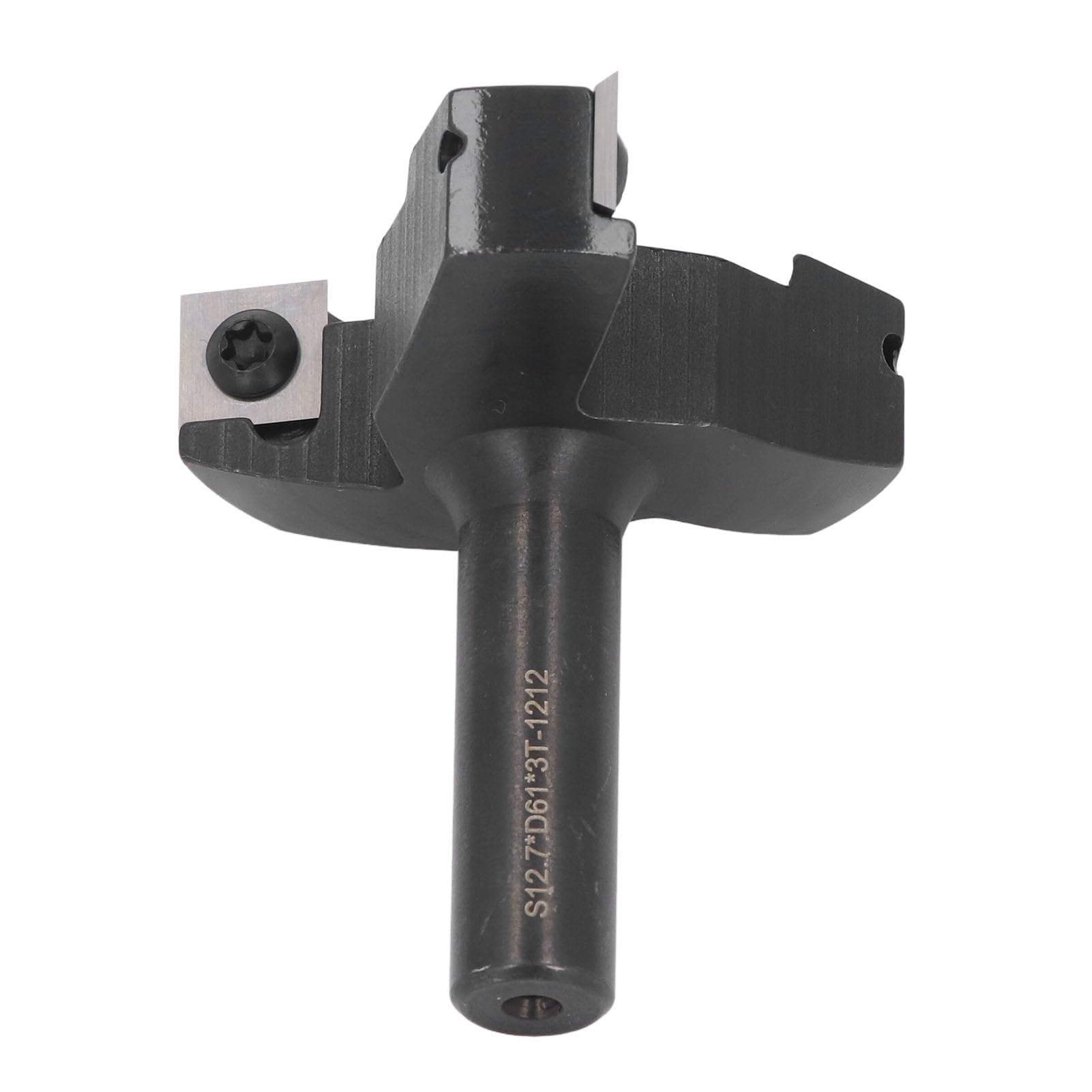 Jeffergarden Punta per Fresa per Appiattire Lastra con Gambo da 1/2 Pollice, Lame in Carburo Temprato, Prestazioni di Taglio Precise per Progetti di Lavorazione del Legno