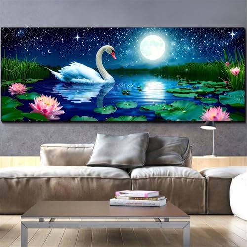 Broderie diamant grand format 60x120cm pour décorer de grands murs vides
