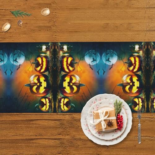 Chemin de table macramé citrouille pour sublimer une table terne lors des fêtes - 6