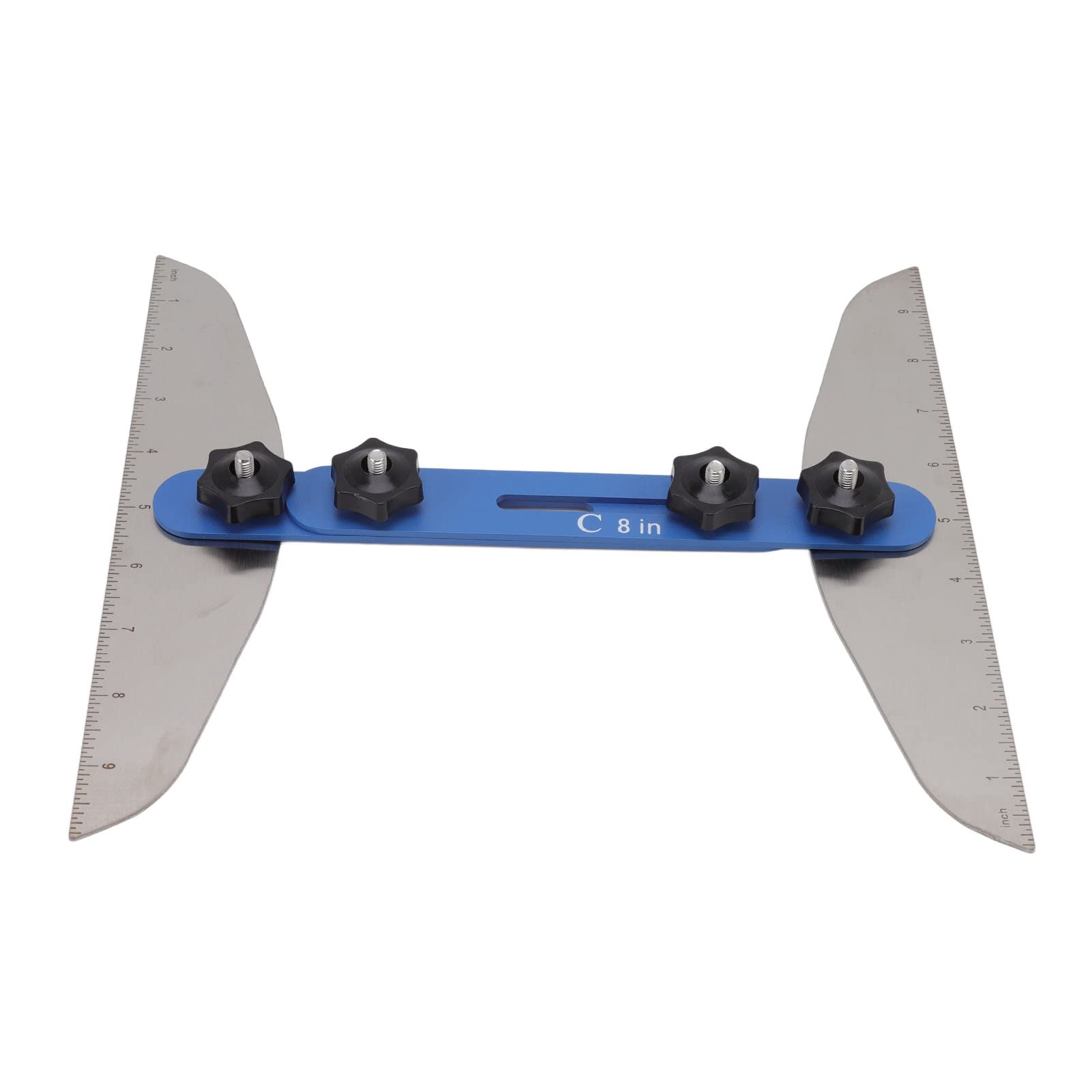 Yosoo Health Gear Calibro per Gradini per Scale, Strumento di Misurazione per Scale in Acciaio Inossidabile, Angolo Regolabile, Resistente Alla Corrosione, Ad Alta Precisione, per, Alzate, Ripiani,