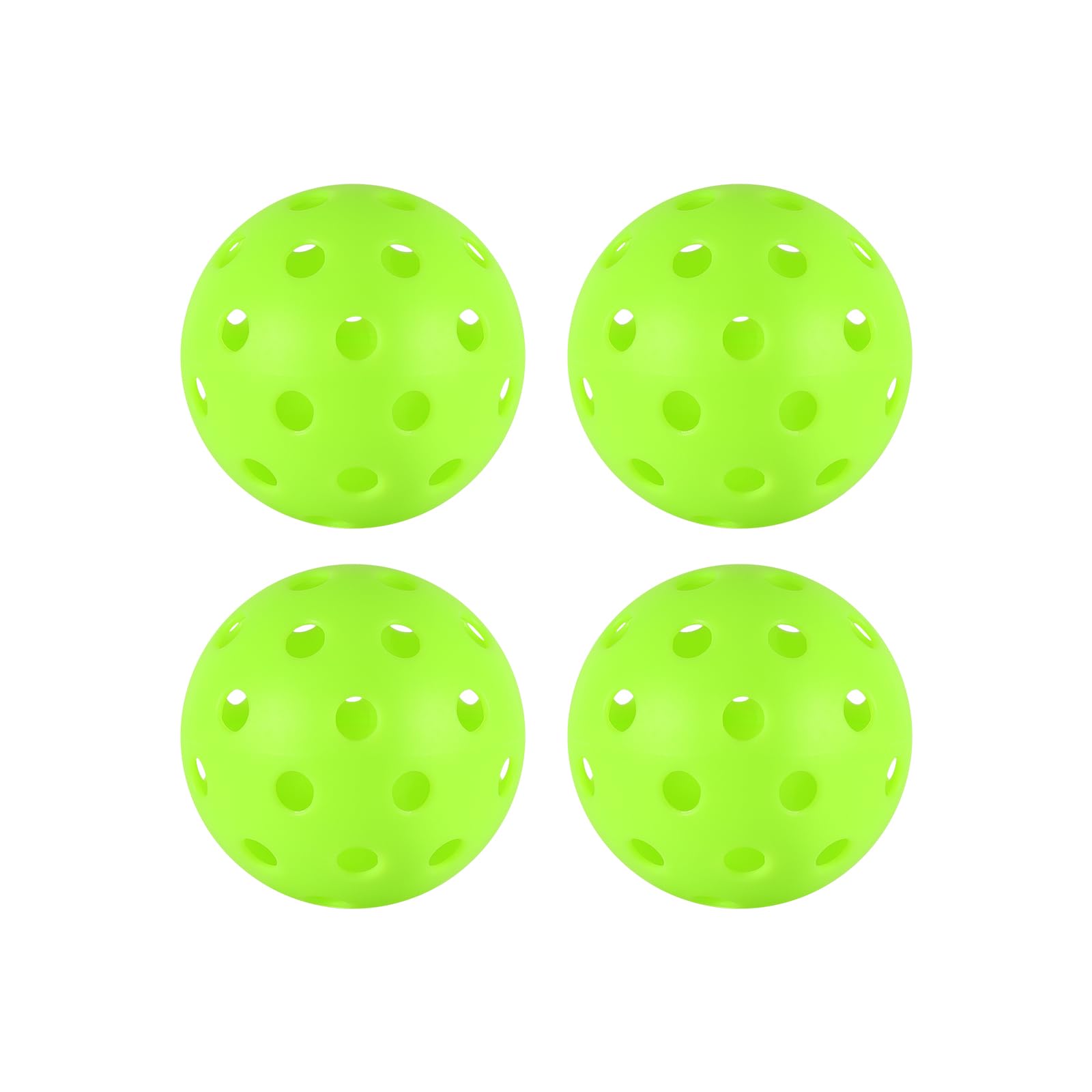 4/6/12/20/50/100 pcs Pickleball Balls,40 Hole Outdoor Pickleball balls,8mm Precision Drilled-Spaced Pickle ball Set-Profession Plastic Ball for Pickleballs Paddles and Indoor&Outdoor Floor Sport Court