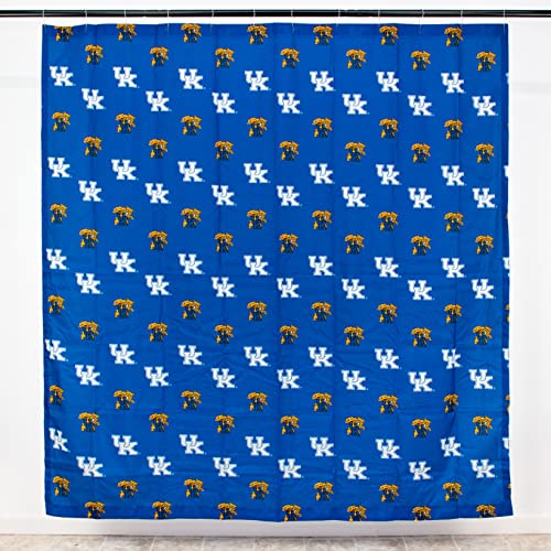 Image of Everything Comfy Kentucky Wildcats Bright and Colorful Shower Curtain Cover 70 inch x 72 inch