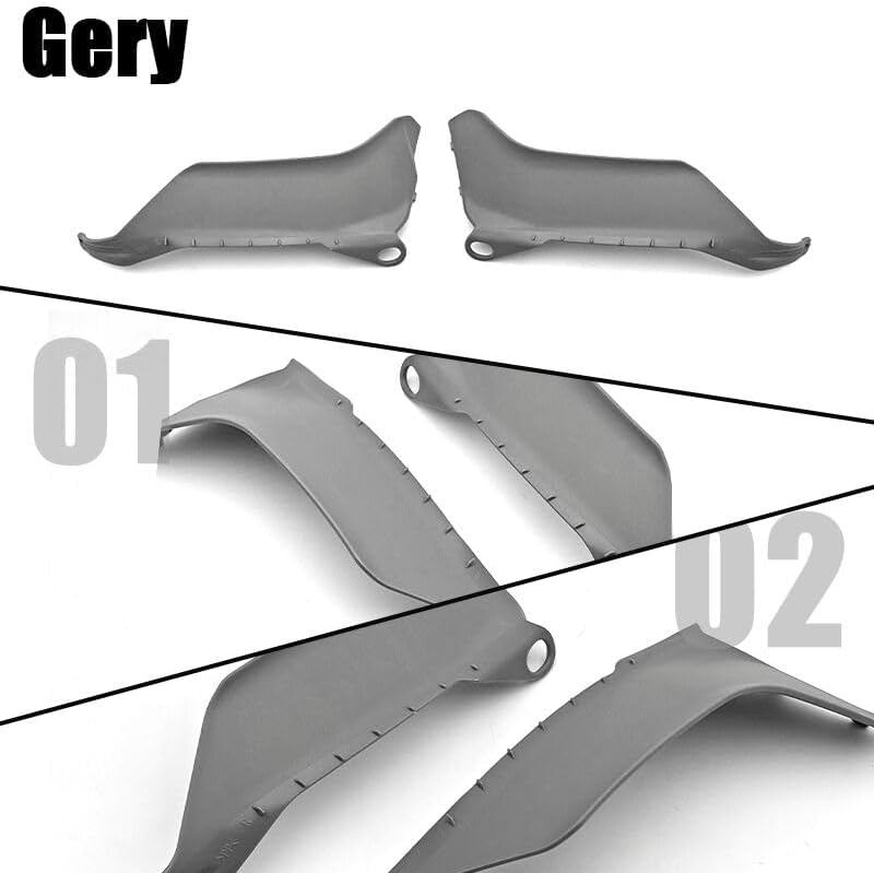 IZX for BMW R1300GS GS 1300 2024 2025 R 1300 GS Motorcycle Accessories Handguard Extensions Hand Guard Shield Protector Windshield (Grey)