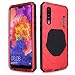 Produktbild Eastcoo Huawei P20 Pro Hülle Case, Wasserdicht Stoßfest Alloy Aluminum Metal Bumper Soft silikon Military Schwer Metall Militär Starkes Stoßfestes Hartes Hülle Tasche Cover für Huawei P20 Pro Red